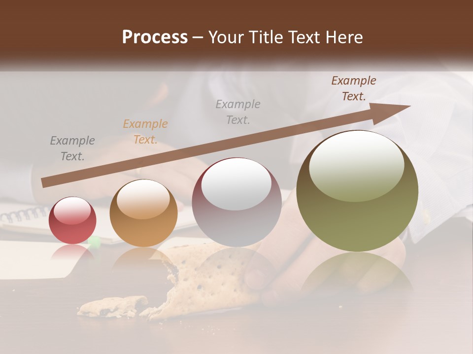 A Man Eating A Piece Of Pizza On Top Of A Wooden Table PowerPoint Template