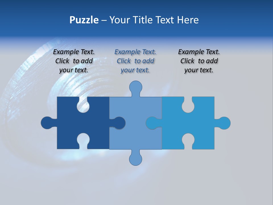 A Metal Object With A Blue Light On It PowerPoint Template