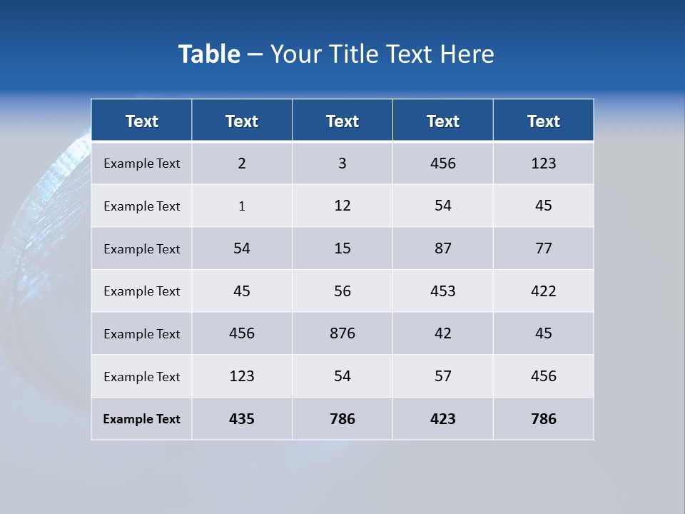 A Metal Object With A Blue Light On It PowerPoint Template