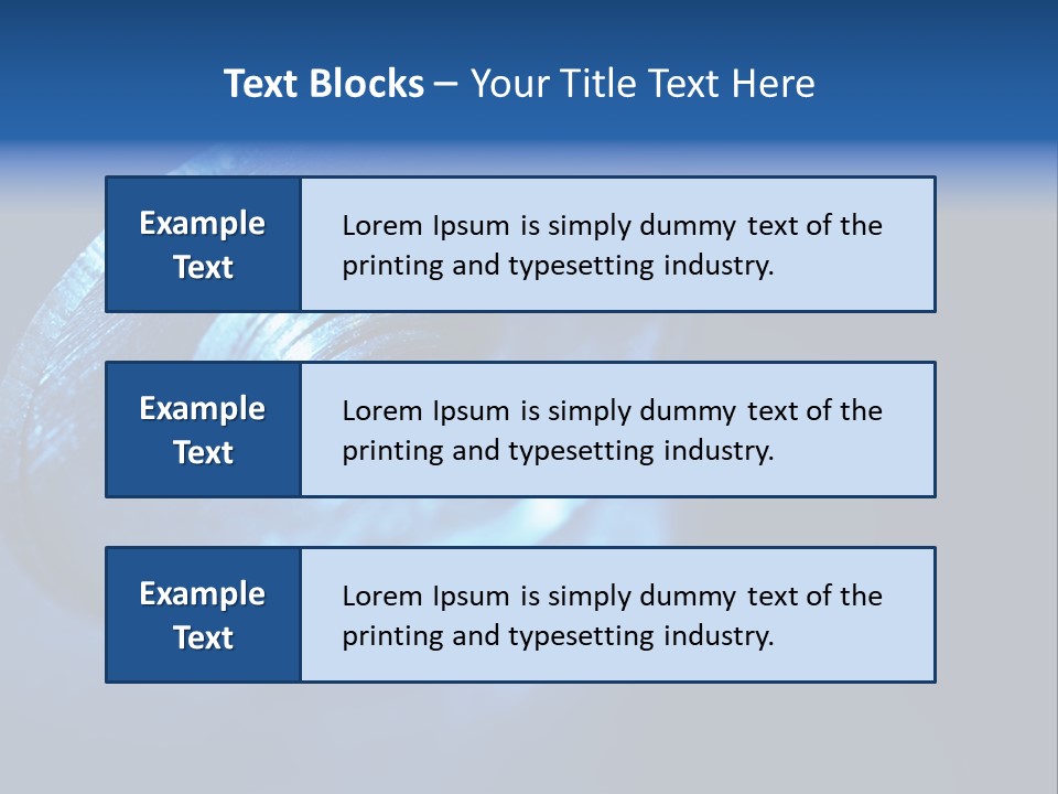 A Metal Object With A Blue Light On It PowerPoint Template