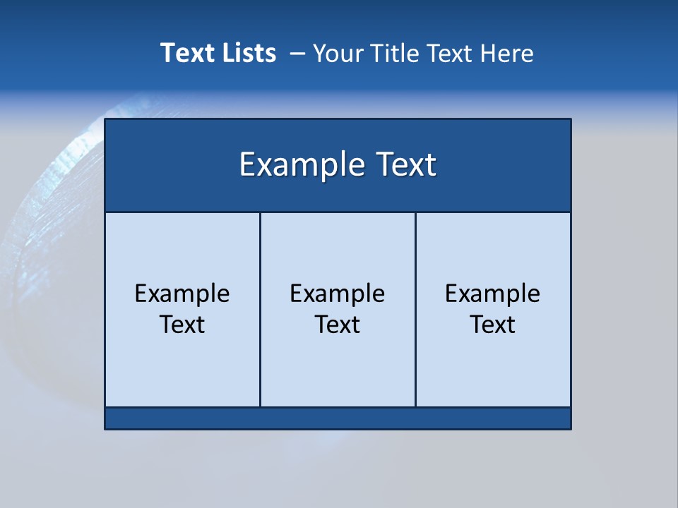 A Metal Object With A Blue Light On It PowerPoint Template