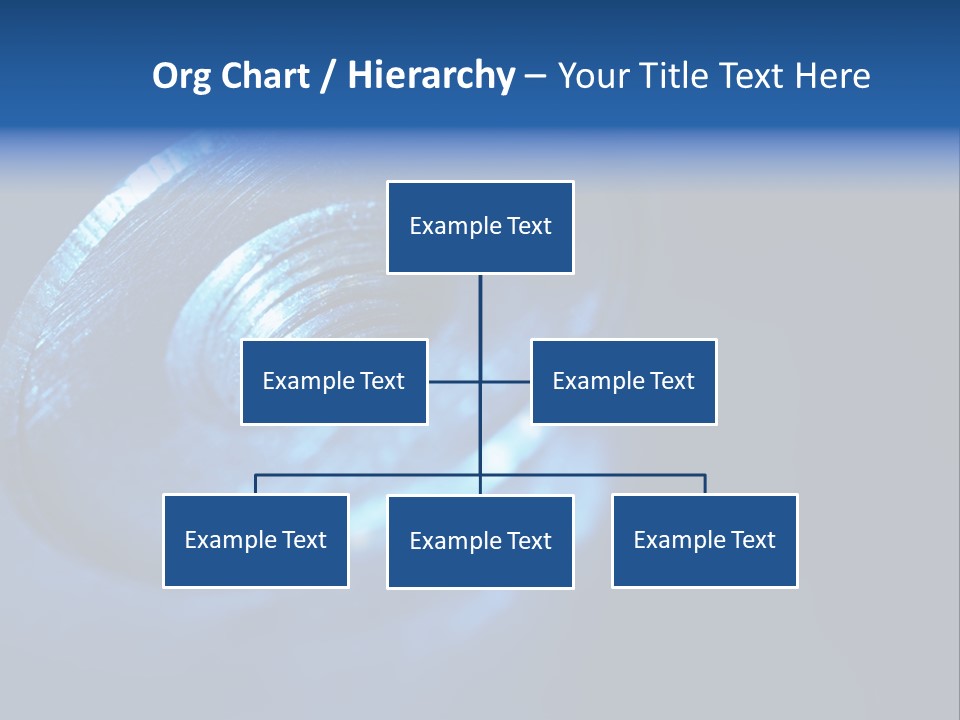 A Metal Object With A Blue Light On It PowerPoint Template