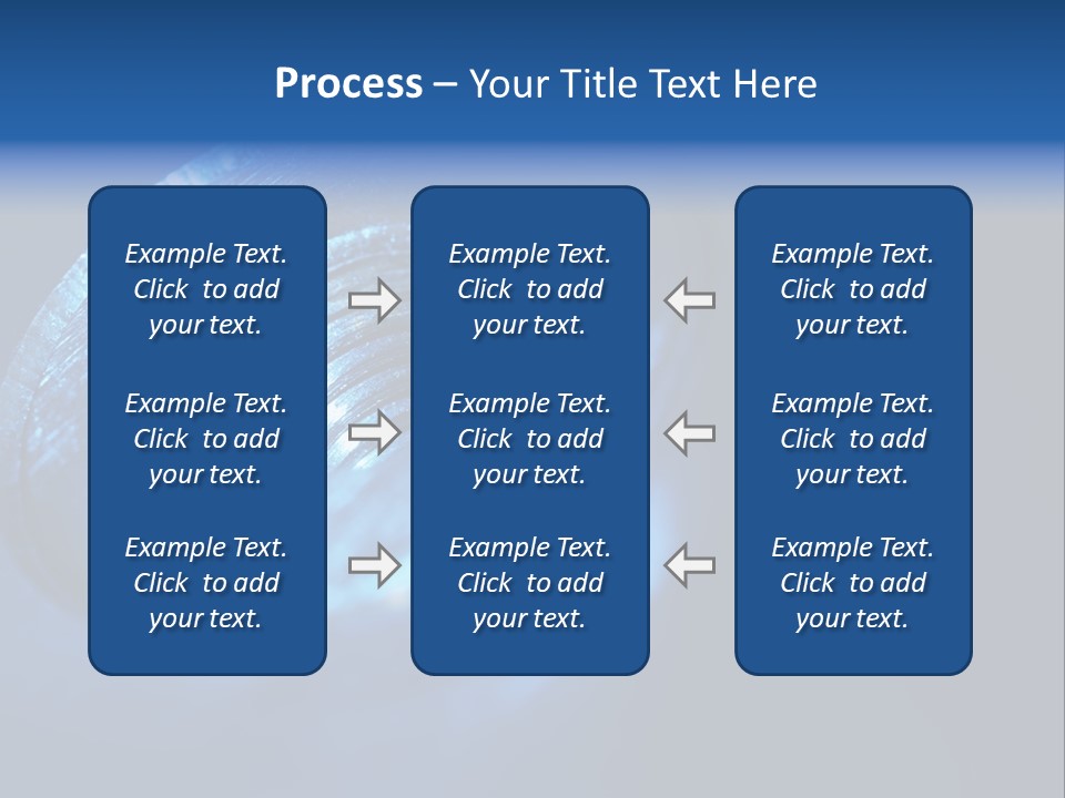 A Metal Object With A Blue Light On It PowerPoint Template