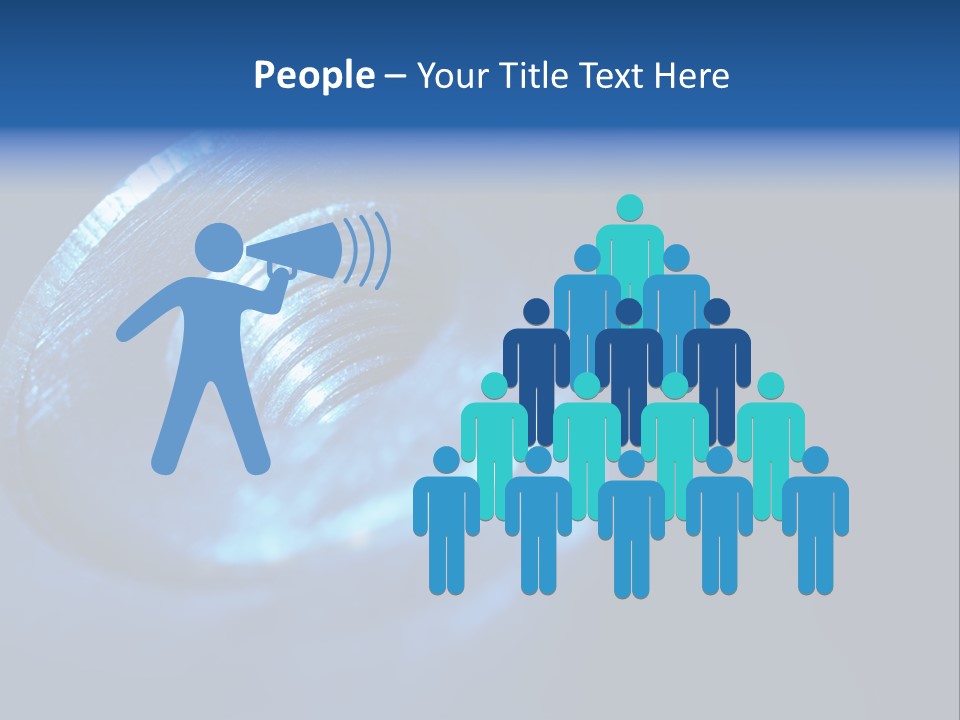 A Metal Object With A Blue Light On It PowerPoint Template