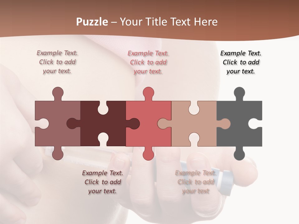 A Woman Is Holding A Sy In Her Stomach PowerPoint Template