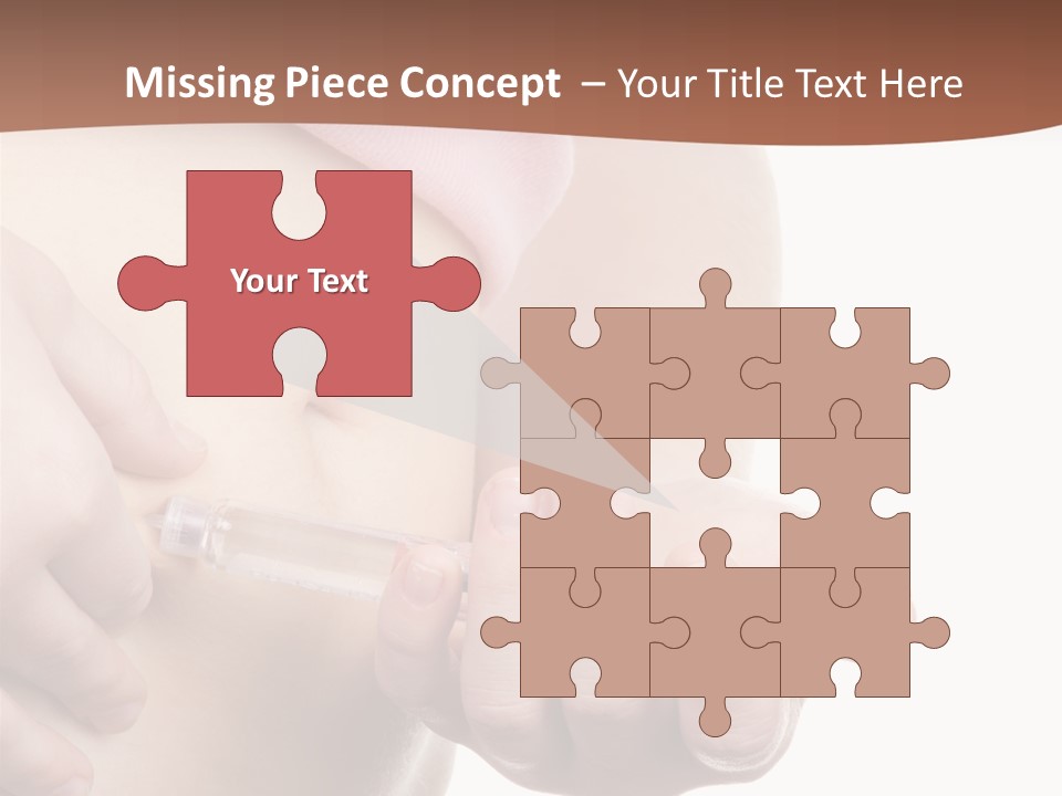 A Woman Is Holding A Sy In Her Stomach PowerPoint Template