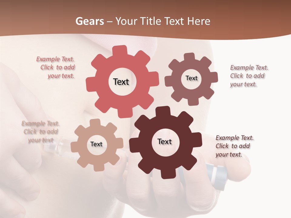 A Woman Is Holding A Sy In Her Stomach PowerPoint Template