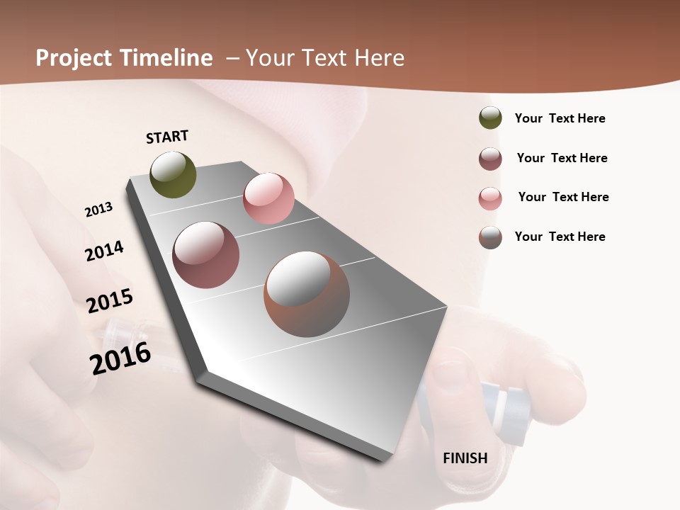 A Woman Is Holding A Sy In Her Stomach PowerPoint Template