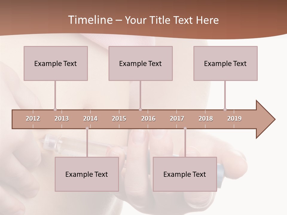 A Woman Is Holding A Sy In Her Stomach PowerPoint Template