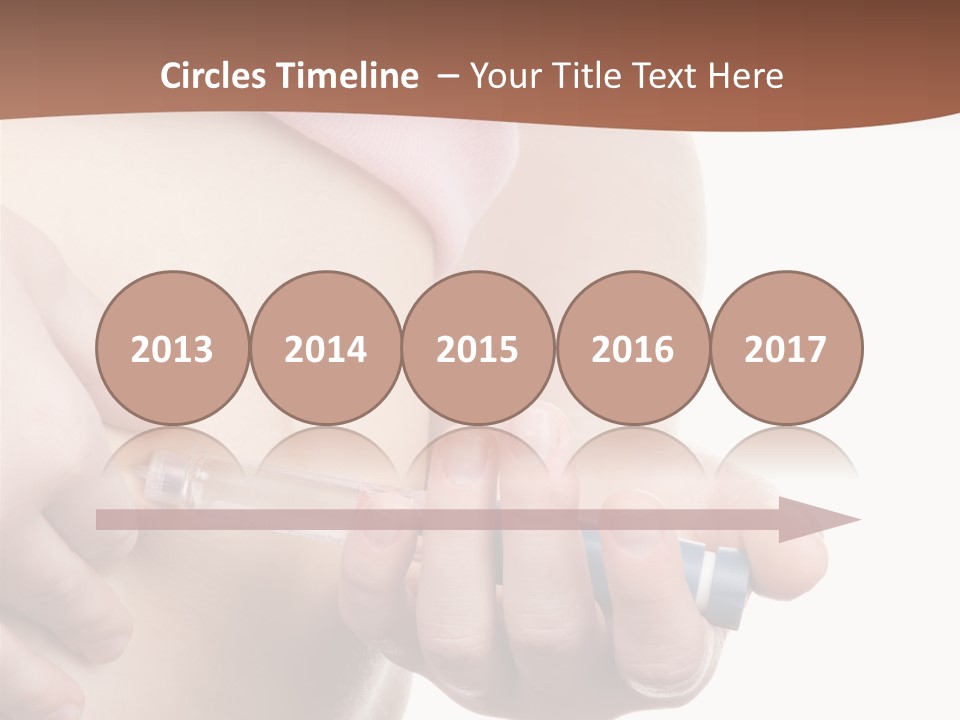 A Woman Is Holding A Sy In Her Stomach PowerPoint Template