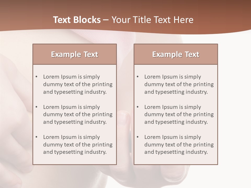 A Woman Is Holding A Sy In Her Stomach PowerPoint Template