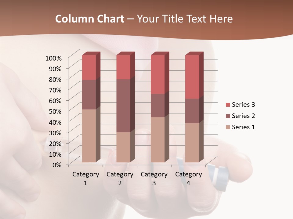 A Woman Is Holding A Sy In Her Stomach PowerPoint Template