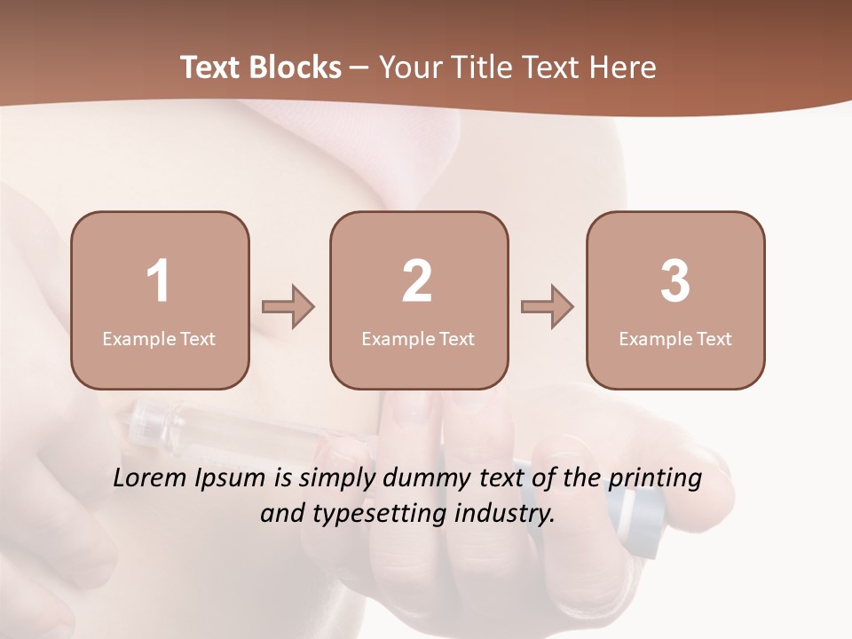 A Woman Is Holding A Sy In Her Stomach PowerPoint Template