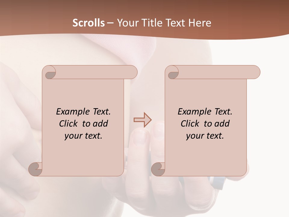 A Woman Is Holding A Sy In Her Stomach PowerPoint Template