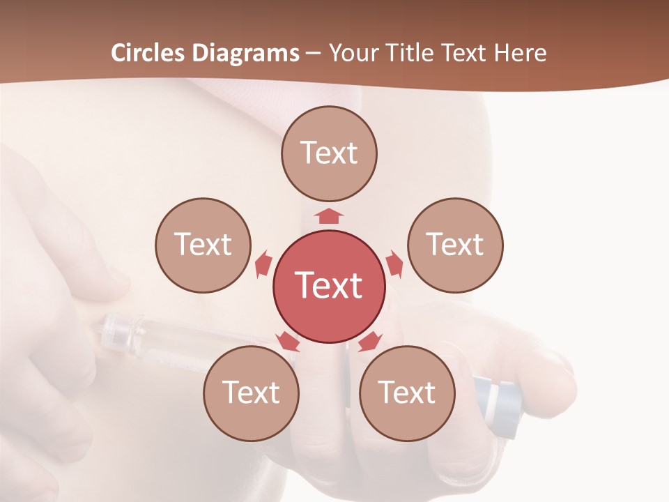 A Woman Is Holding A Sy In Her Stomach PowerPoint Template