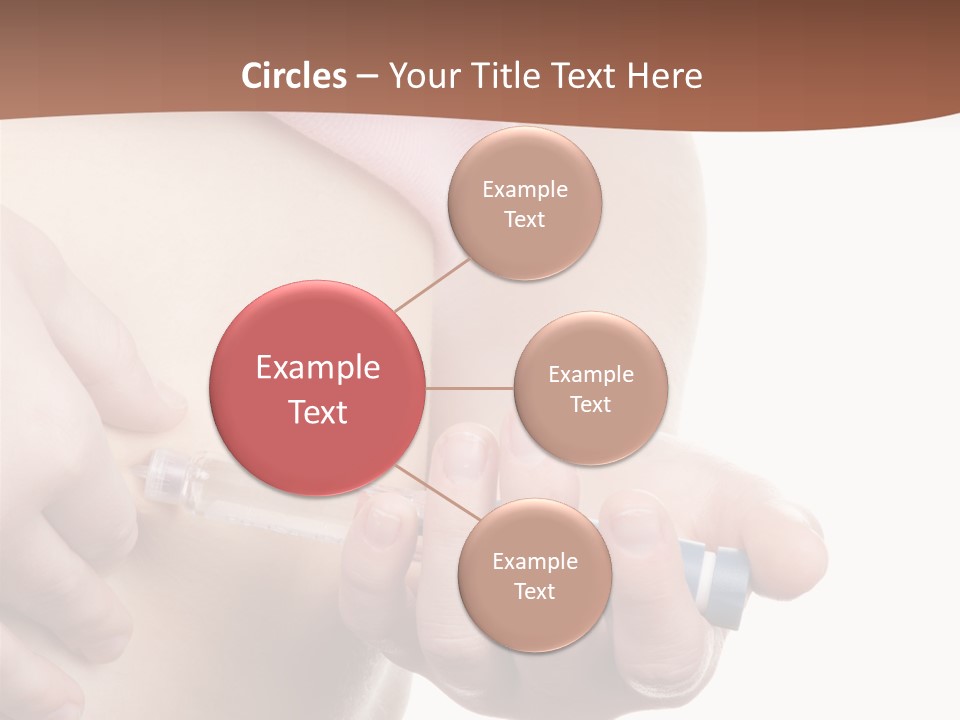 A Woman Is Holding A Sy In Her Stomach PowerPoint Template