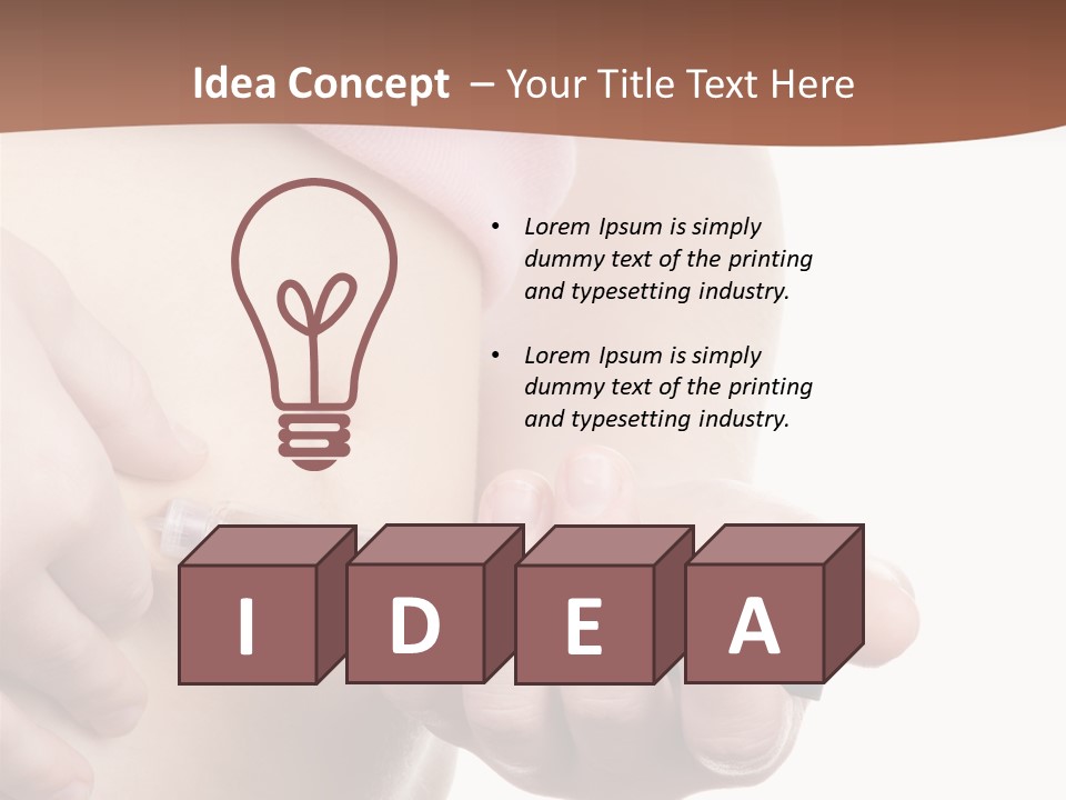 A Woman Is Holding A Sy In Her Stomach PowerPoint Template