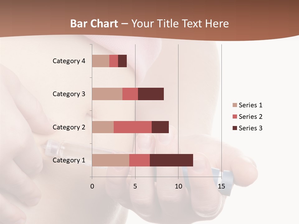 A Woman Is Holding A Sy In Her Stomach PowerPoint Template