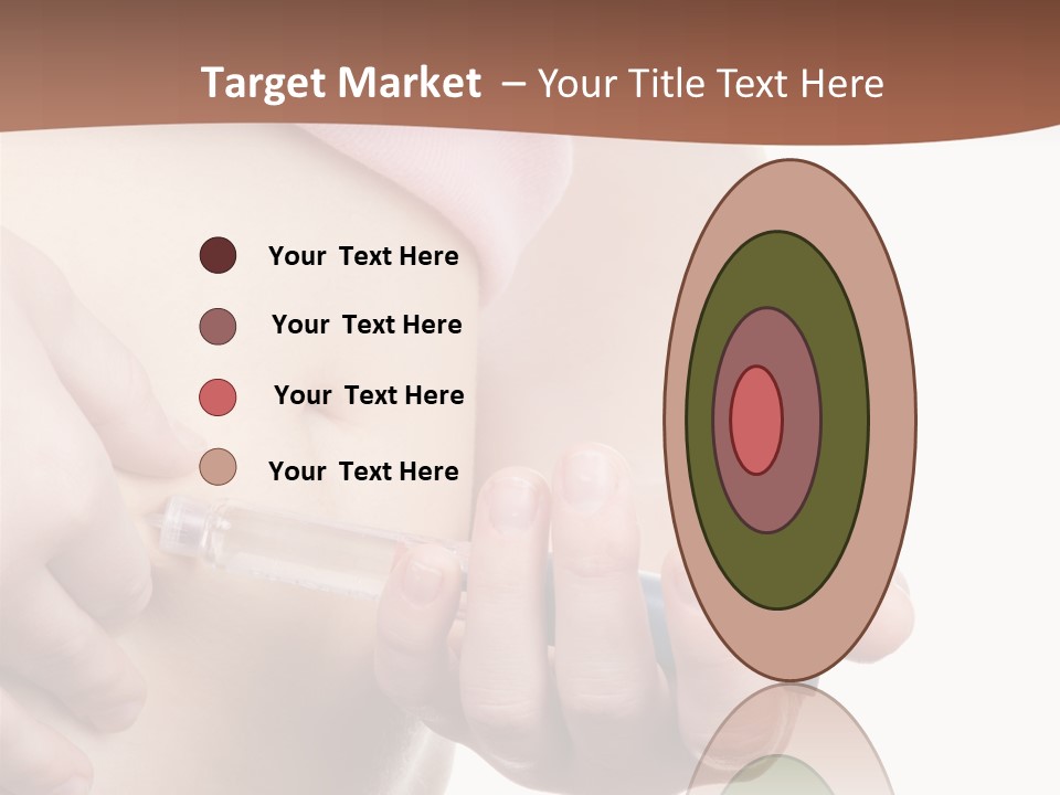 A Woman Is Holding A Sy In Her Stomach PowerPoint Template