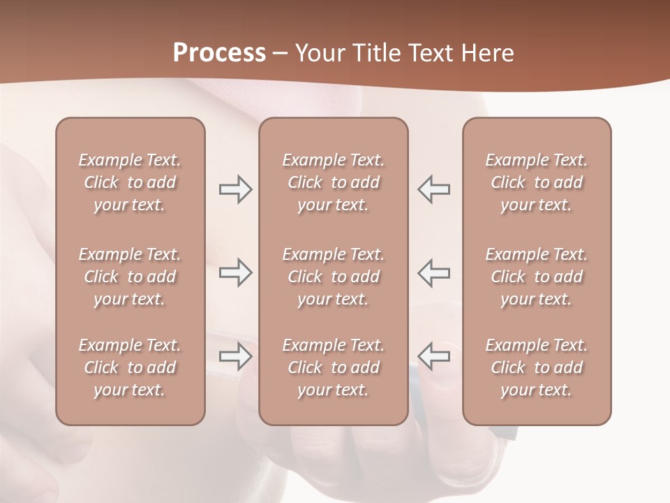 A Woman Is Holding A Sy In Her Stomach PowerPoint Template