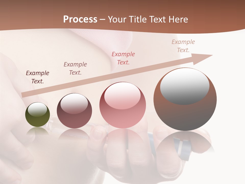 A Woman Is Holding A Sy In Her Stomach PowerPoint Template
