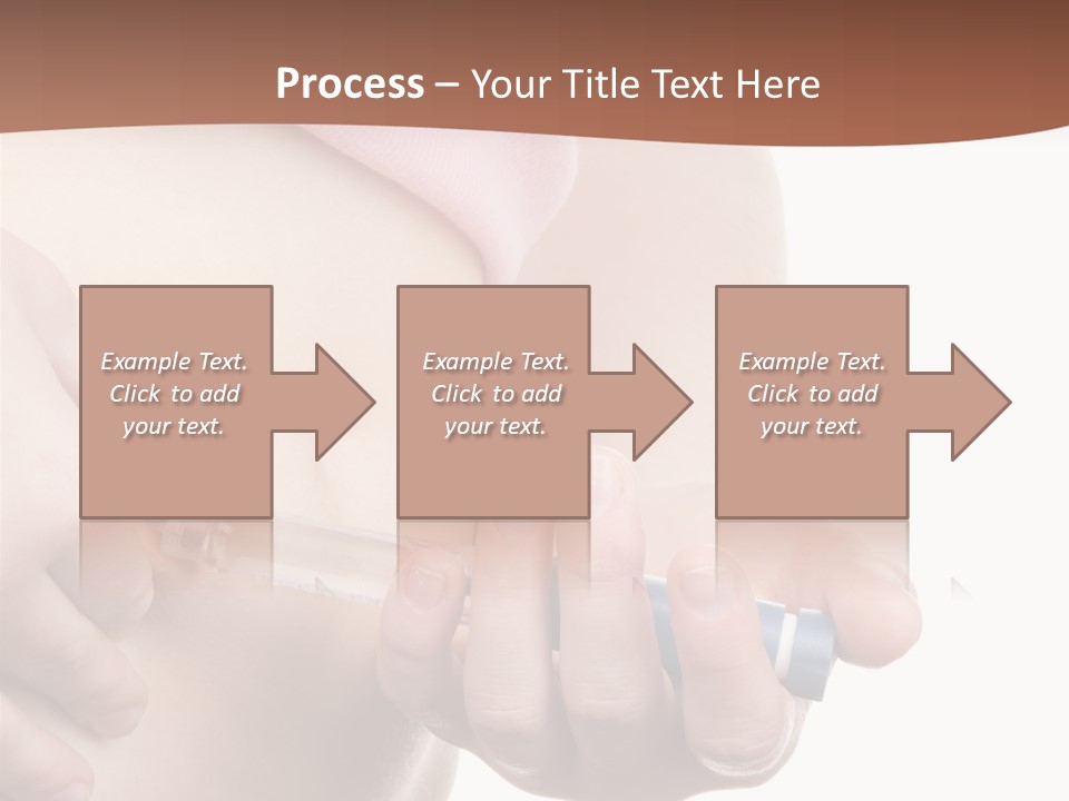 A Woman Is Holding A Sy In Her Stomach PowerPoint Template