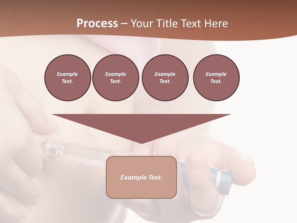 A Woman Is Holding A Sy In Her Stomach PowerPoint Template