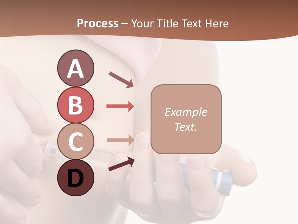 A Woman Is Holding A Sy In Her Stomach PowerPoint Template