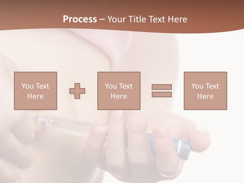 A Woman Is Holding A Sy In Her Stomach PowerPoint Template
