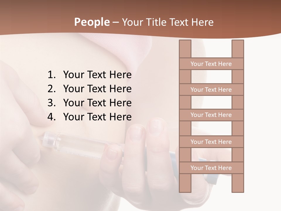 A Woman Is Holding A Sy In Her Stomach PowerPoint Template