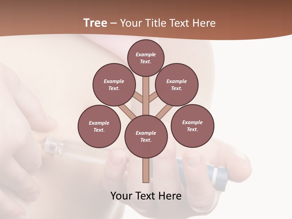 A Woman Is Holding A Sy In Her Stomach PowerPoint Template