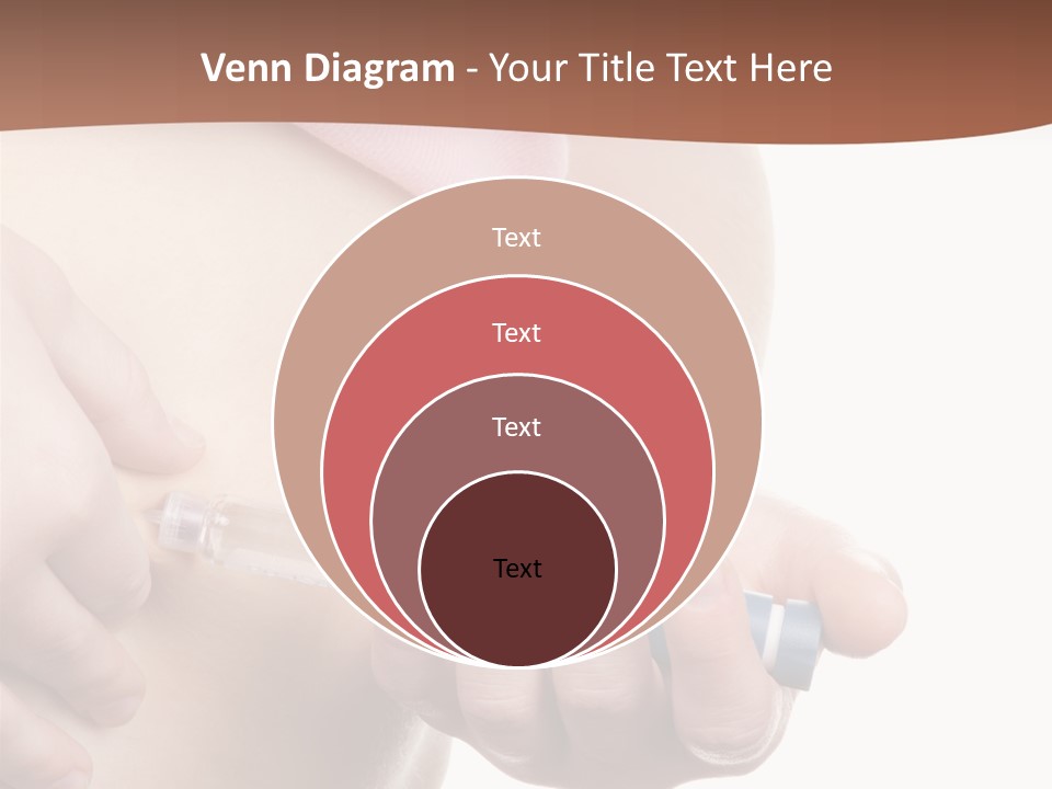 A Woman Is Holding A Sy In Her Stomach PowerPoint Template