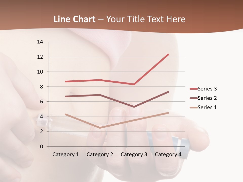 A Woman Is Holding A Sy In Her Stomach PowerPoint Template