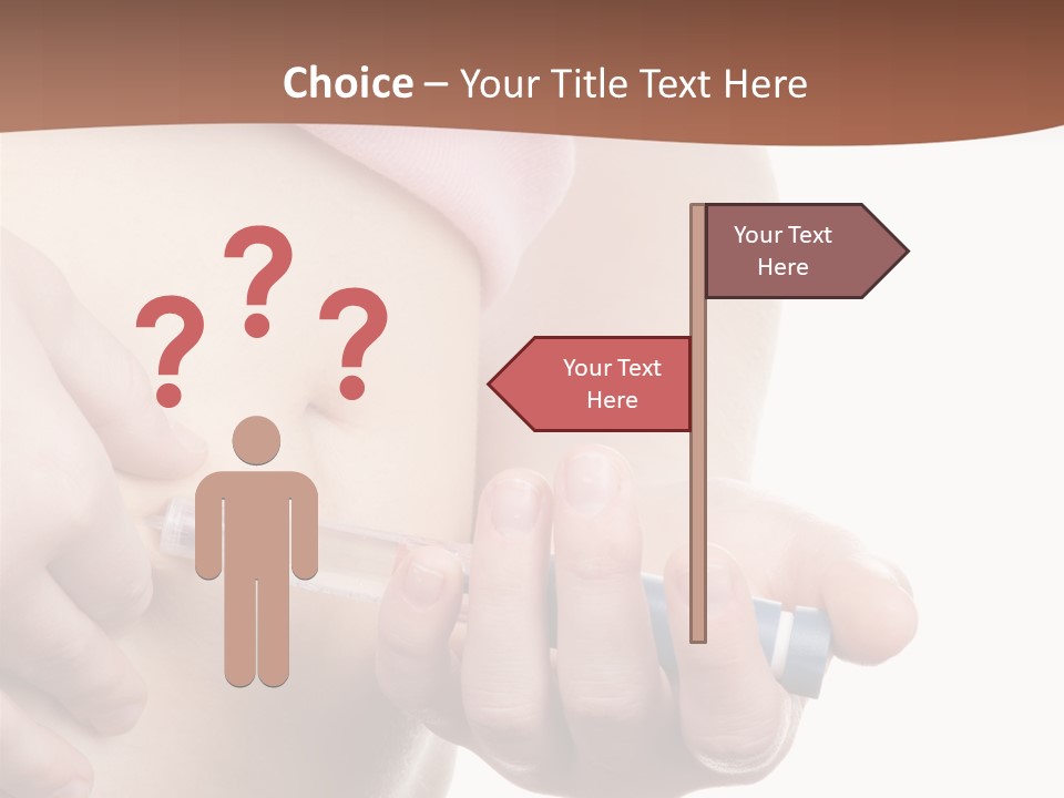 A Woman Is Holding A Sy In Her Stomach PowerPoint Template