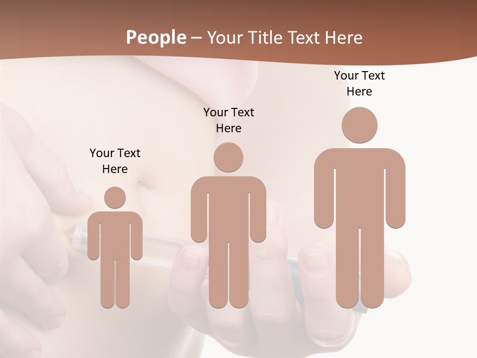 A Woman Is Holding A Sy In Her Stomach PowerPoint Template