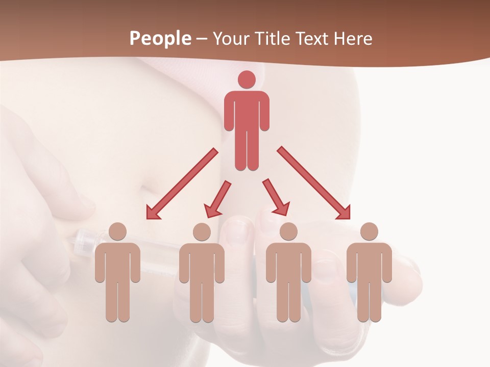 A Woman Is Holding A Sy In Her Stomach PowerPoint Template