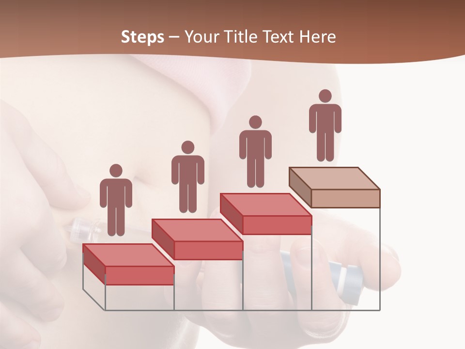 A Woman Is Holding A Sy In Her Stomach PowerPoint Template