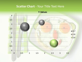 A Plate With A Fried Egg And A Face On It PowerPoint Template