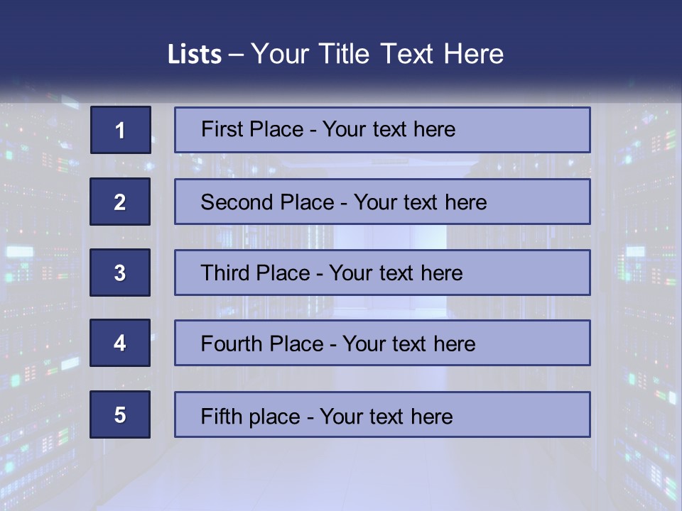 Server Room PowerPoint Template