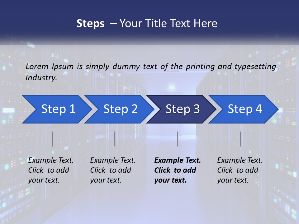Server Room PowerPoint Template