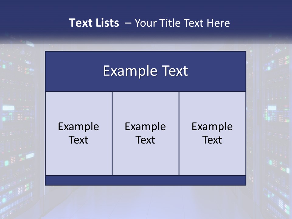 Server Room PowerPoint Template