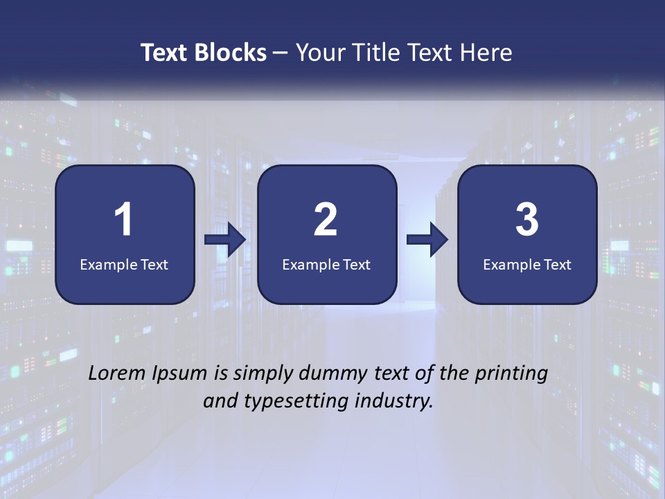 Server Room PowerPoint Template