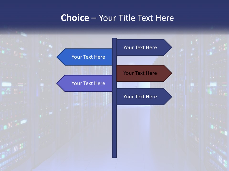 Server Room PowerPoint Template