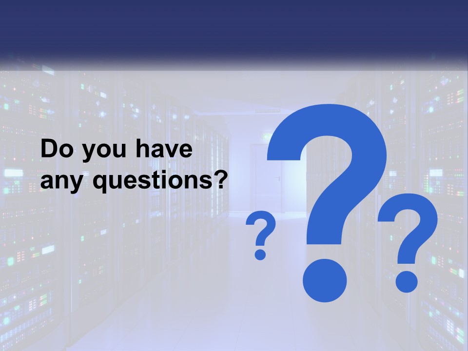 Server Room PowerPoint Template