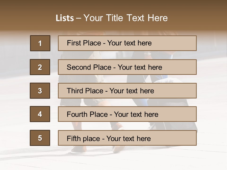 A Man And A Woman Walking Down A Street With Luggage PowerPoint Template