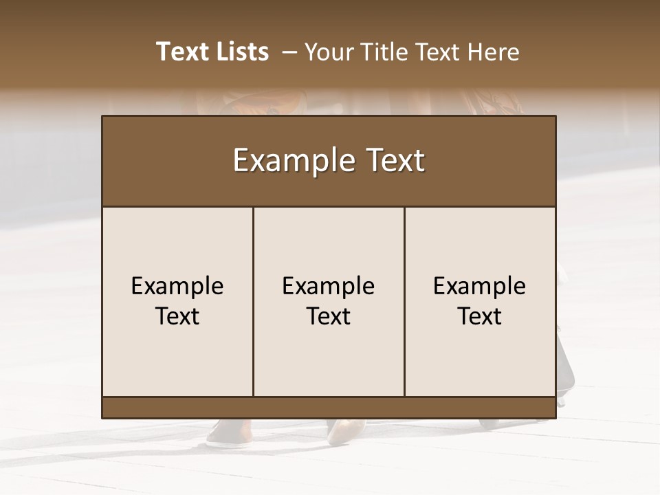A Man And A Woman Walking Down A Street With Luggage PowerPoint Template