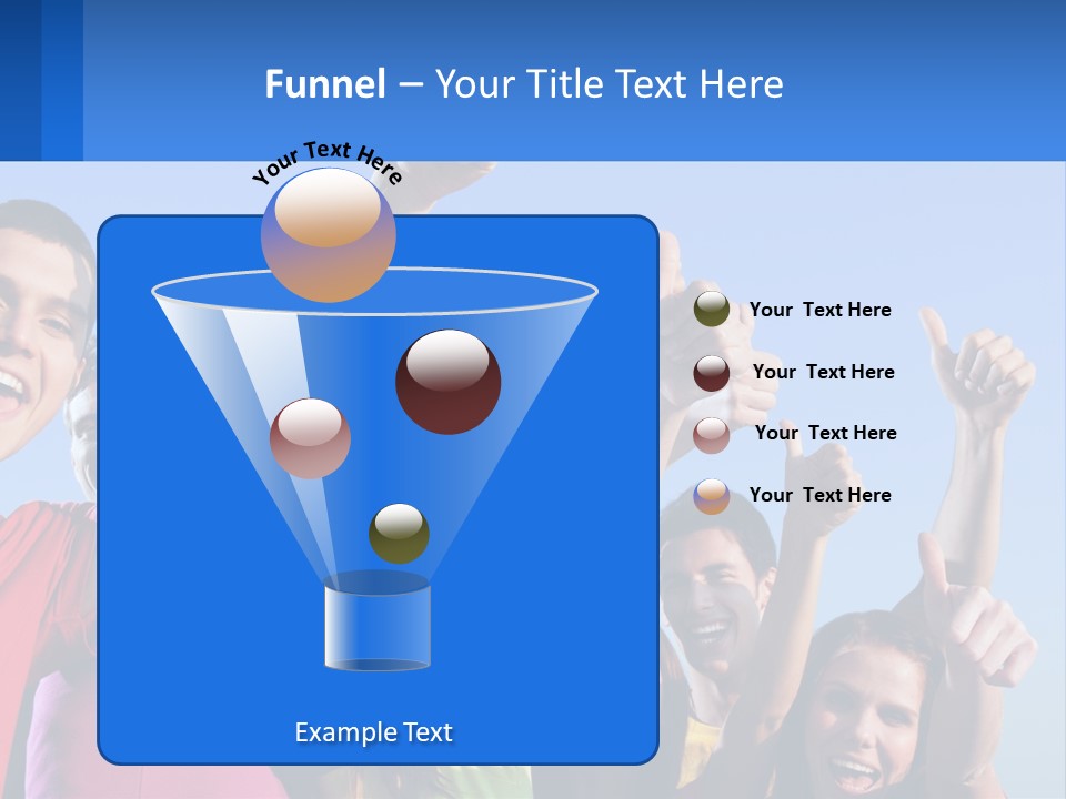 A Group Of People Holding Their Hands Up In The Air PowerPoint Template