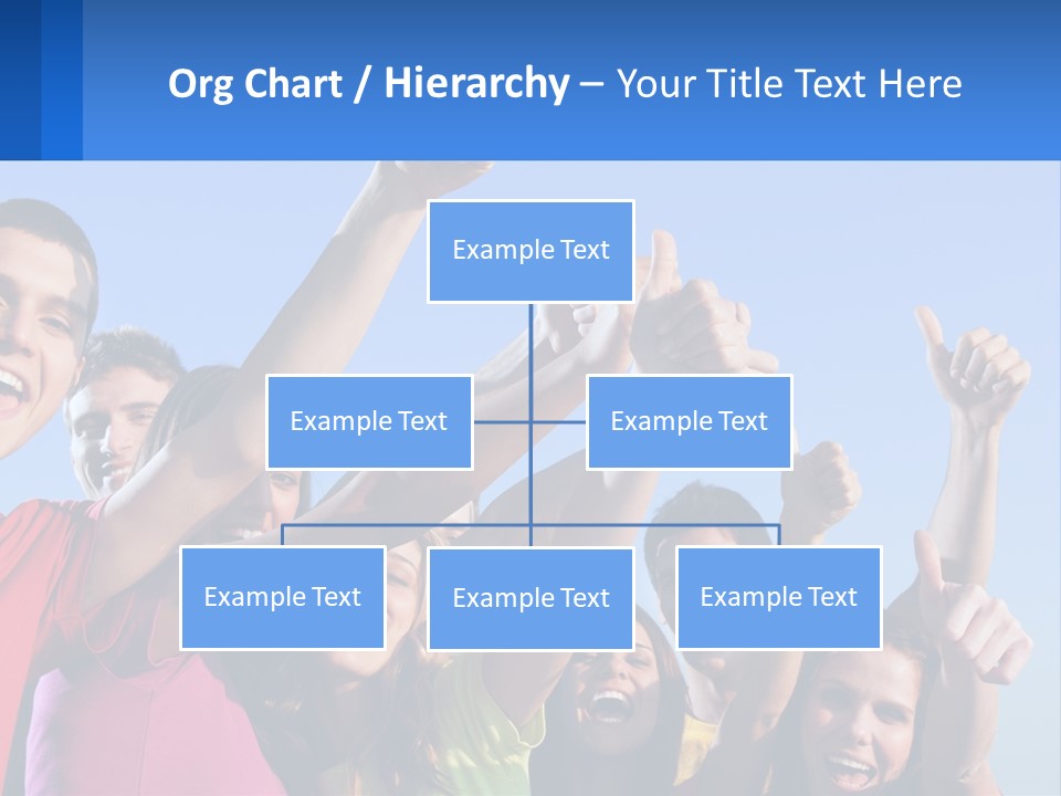 A Group Of People Holding Their Hands Up In The Air PowerPoint Template