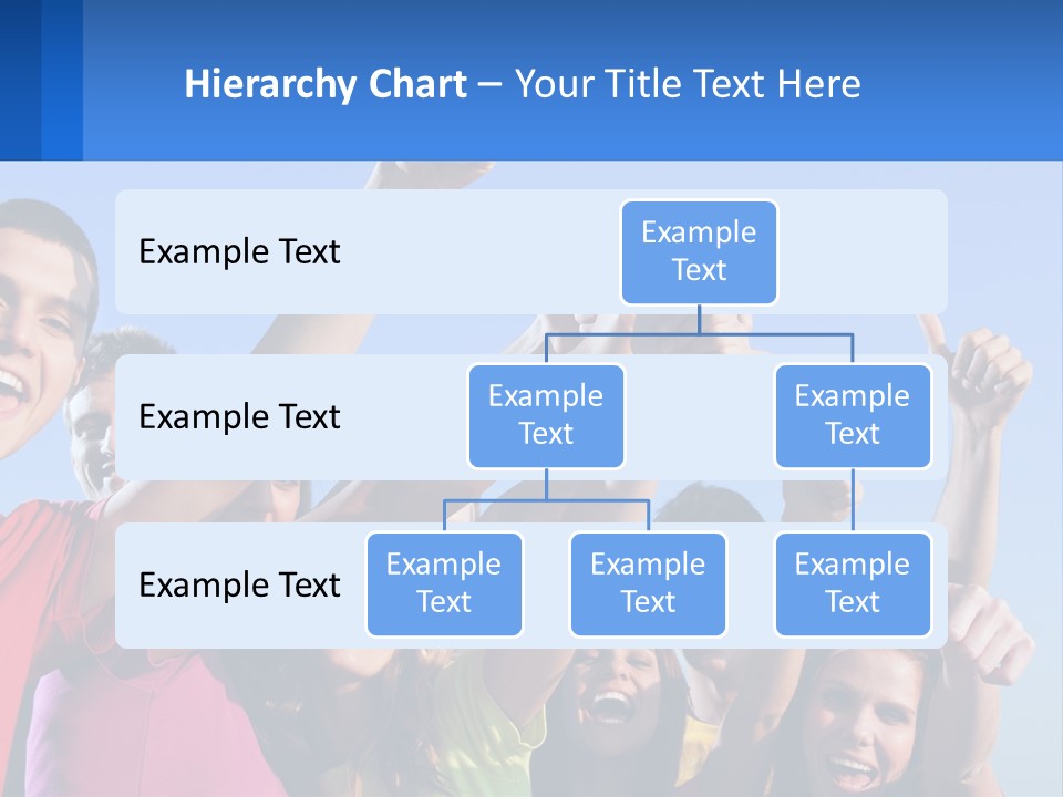 A Group Of People Holding Their Hands Up In The Air PowerPoint Template