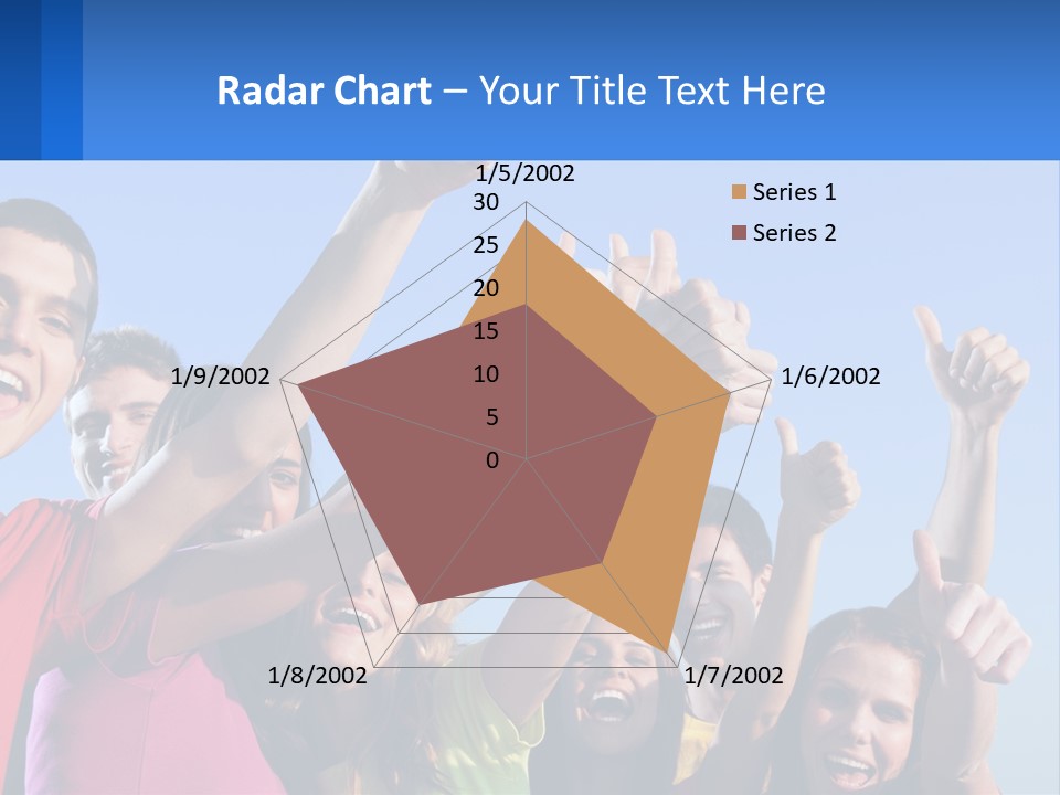 A Group Of People Holding Their Hands Up In The Air PowerPoint Template
